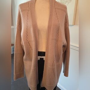 NakedCashmere Elegant Beige Cardigan